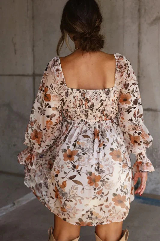 Sweet as Honey Floral Dress